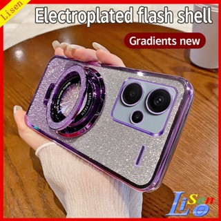 Estojo Redmi Note 13 Pro Plus 5G/+ Telefone Transparente anti-Queda Com Suporte ZJSF em Oferta na Shopee