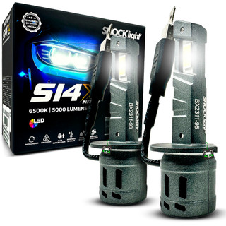 Lâmpada Led Shocklight S14X Nano 5000 Lúmens 6500K H1 em Oferta na Shopee