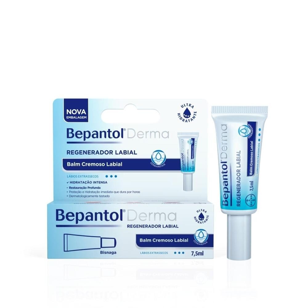 Hidratante Labial Bepantol Derma Regenerador 7,5ml em Oferta na Shopee
