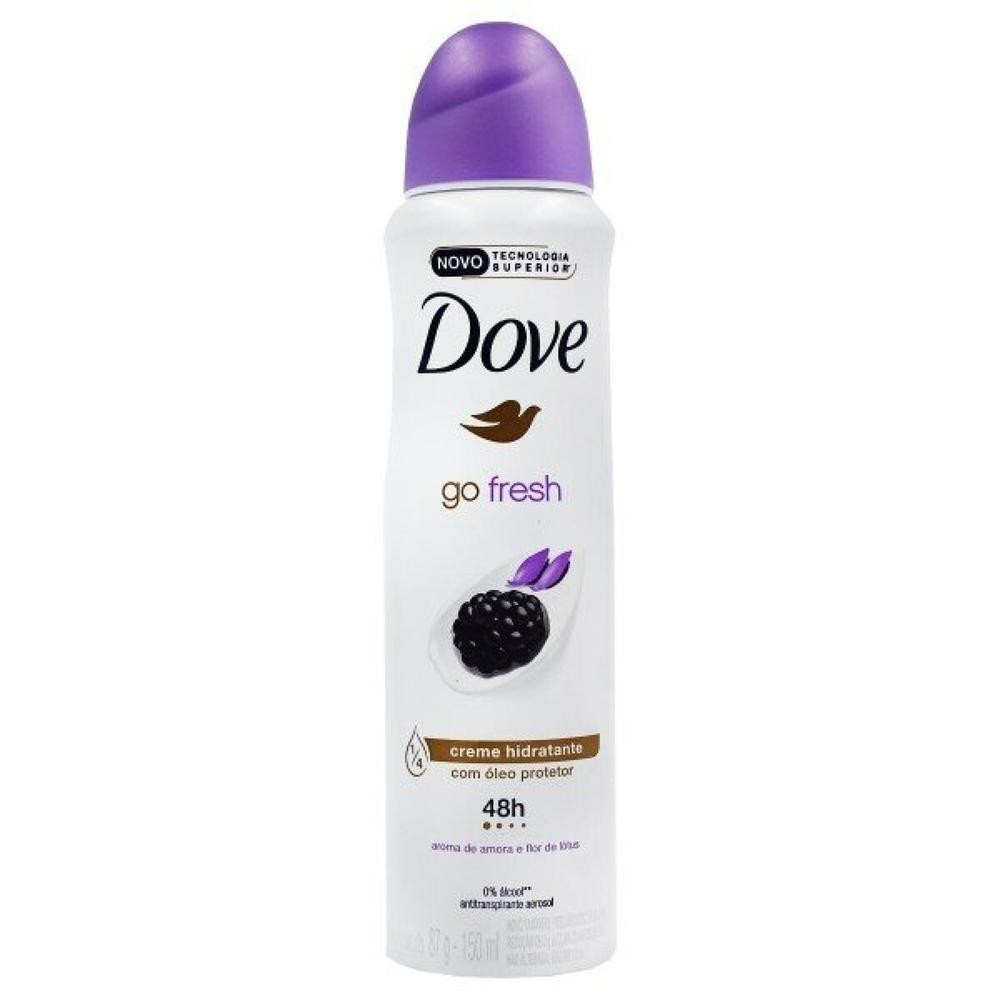 Desodorante Aerosol Dove Go Fresh Amora & Flor de Lotus 150ml - Beauty