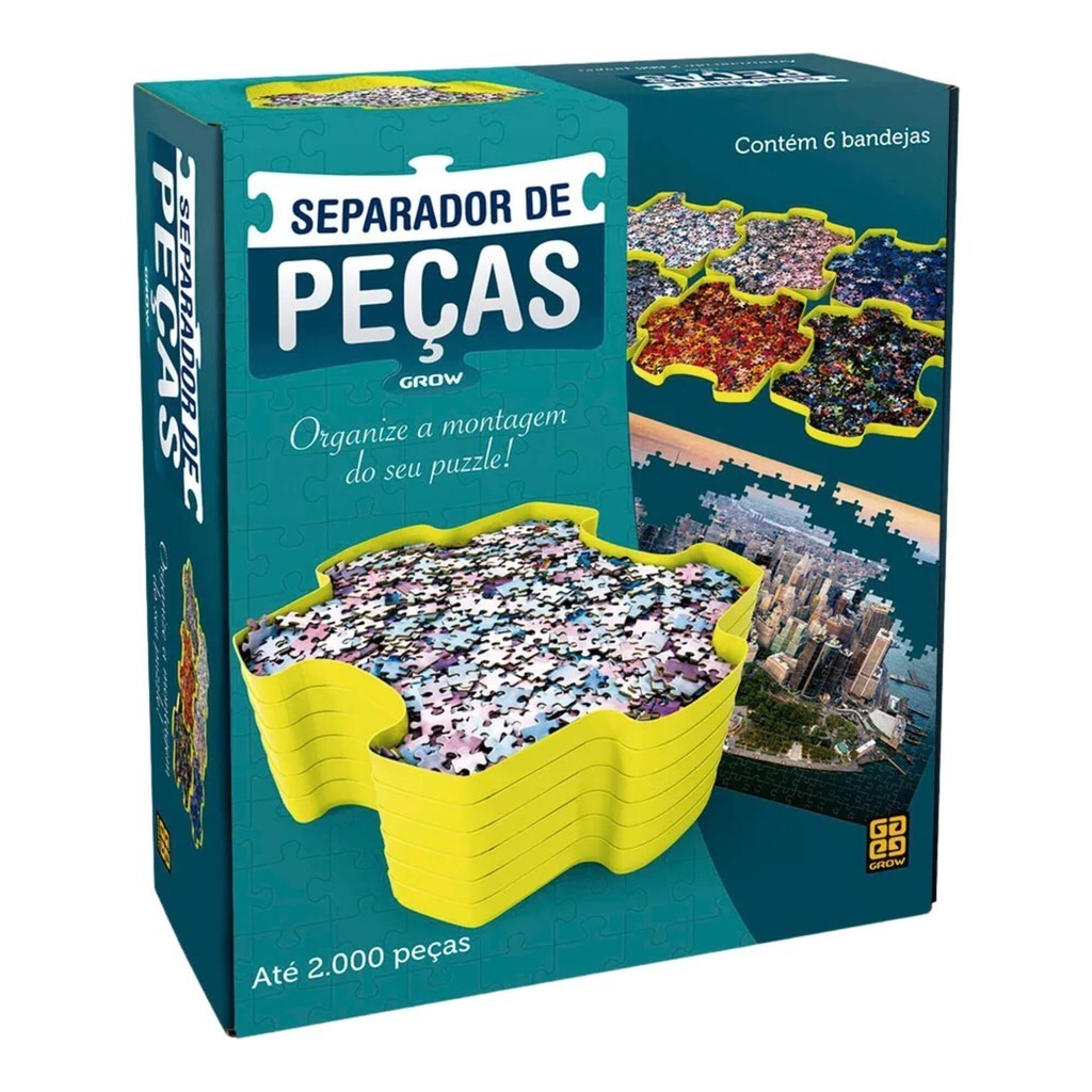 Separador de Peças para Quebra-Cabeça Puzzle Grow - 02530 em Oferta na Shopee