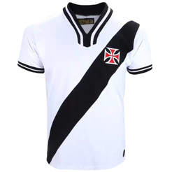 Camisa Vasco Retrô 1970 Branca Masculina Oficial