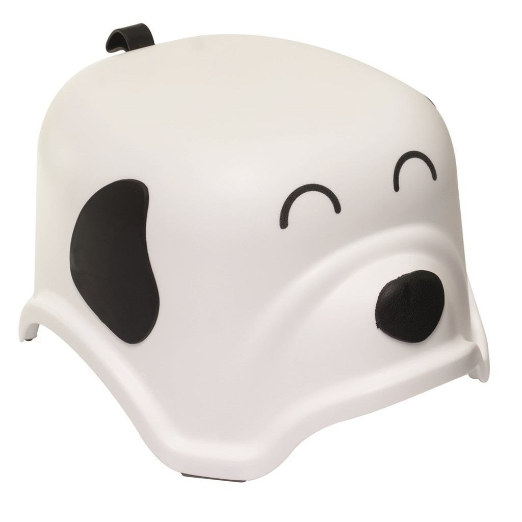 Banquinho Interativo Infantil 1 Degrau Cachorrinho Branco — Kababy em Oferta na Shopee