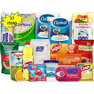 Cesta Básica Alimentar Cesta De Básica De Alimentos em Oferta na Shopee