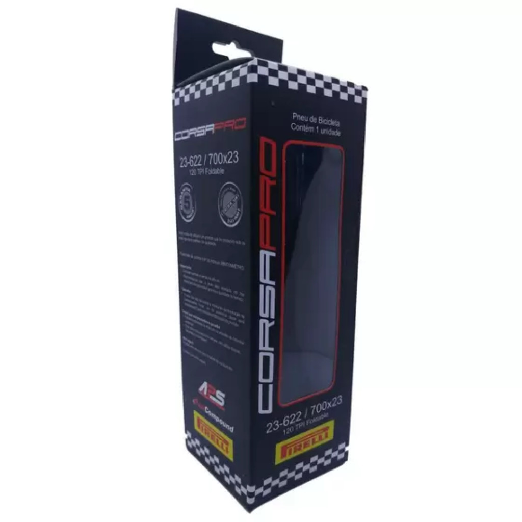 PNEU PIRELLI 700X23   CORSA 120TPI  KEVLAR