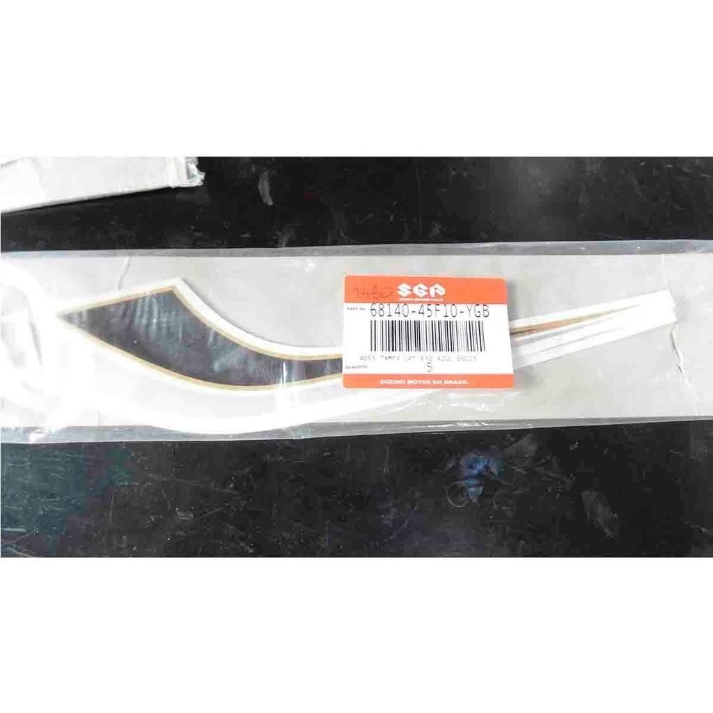 Adesivo Tampa Lateral Esquerda Azul Suzuki Yes 125