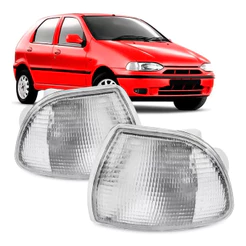 Par Lanterna Dianteira Pisca Palio 96 97 98 99 2000 Cristal
