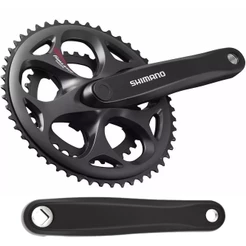 PEDIVELA SHIMANO TOURNEY A070 FC-A070 170MM PONTA QUADRADA - COROAS 50/34D - 2X7V / 2X8V