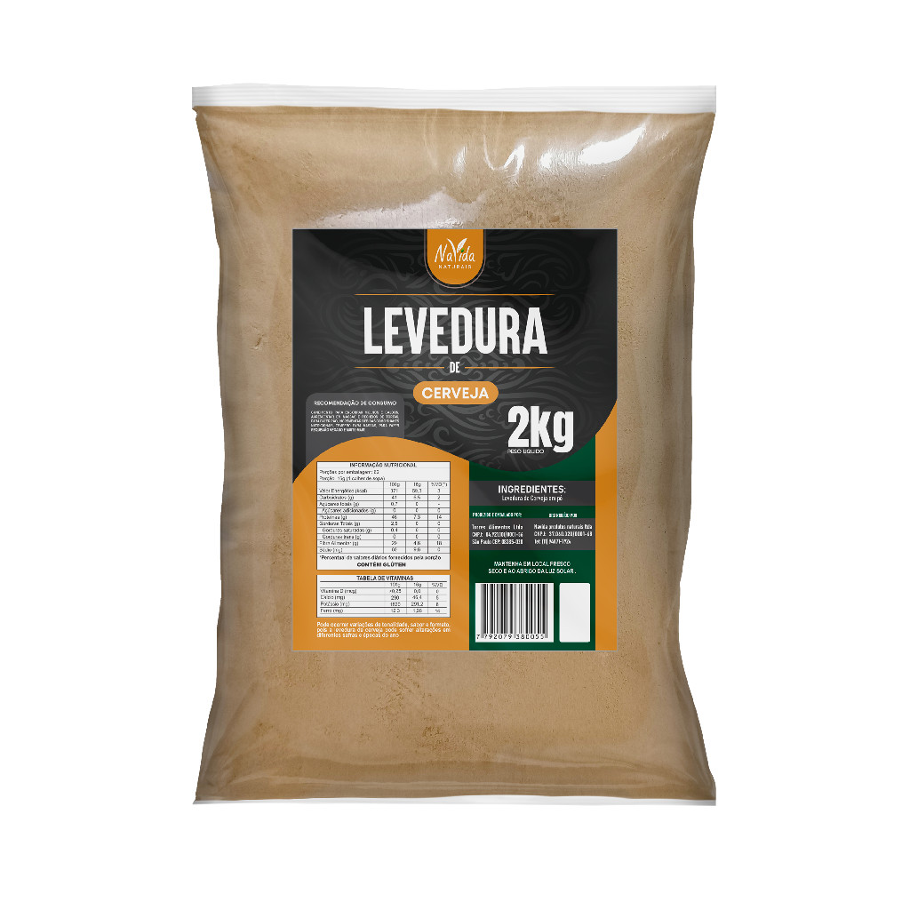 Levedura de Cerveja 2kg Navida Naturais