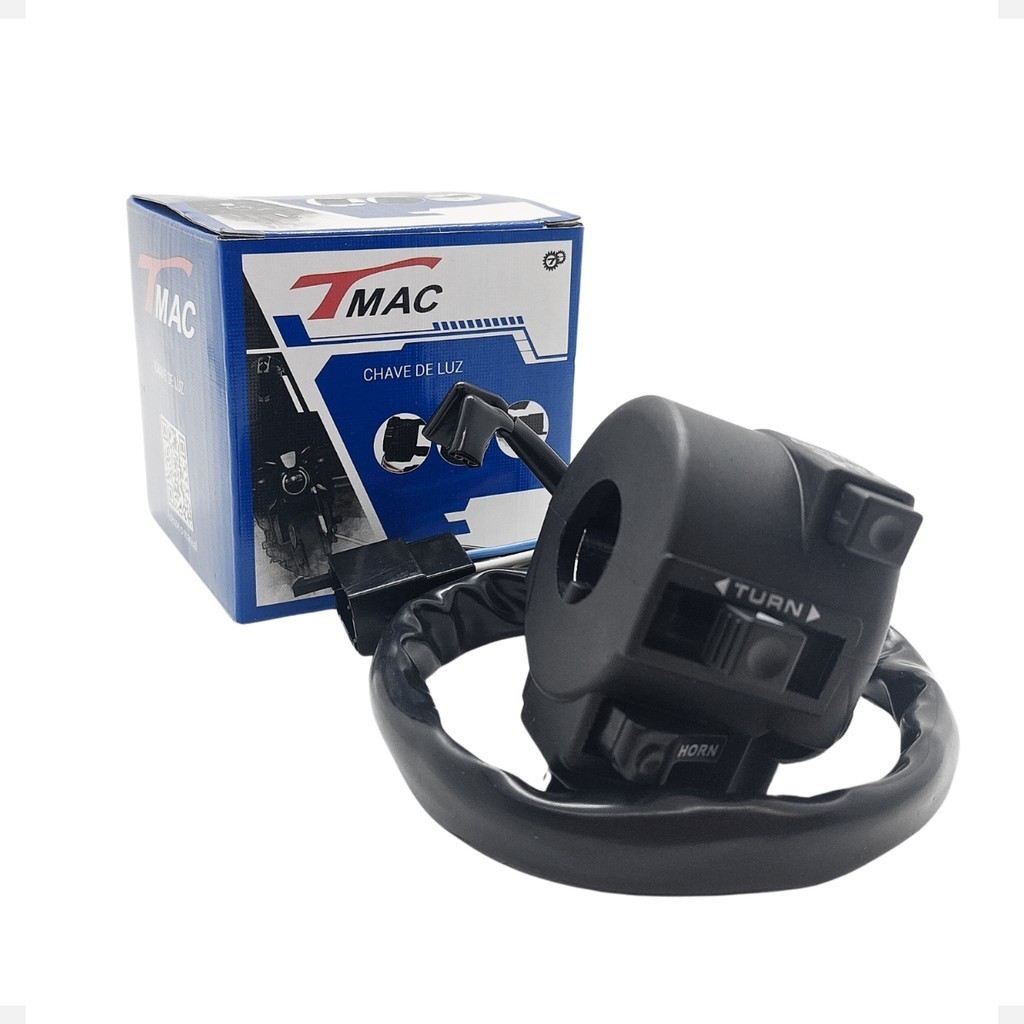 Interruptor Punho Chave De Luz Buzina Seta Para Bros Nxr 150 Es Esd 2006 2007 2008 2009 Ld Esquerdo — imagem 2 de 2