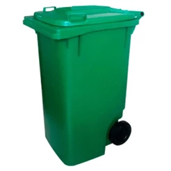 Carrinho Coletor Verde 240L - LAR PLASTICOS