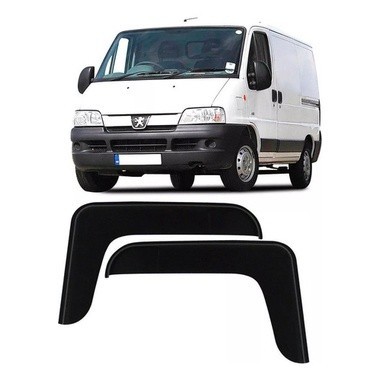 Calha de Chuva Defletor Peugeot Boxer 2001 a 2014 2 Portas Ecoflex