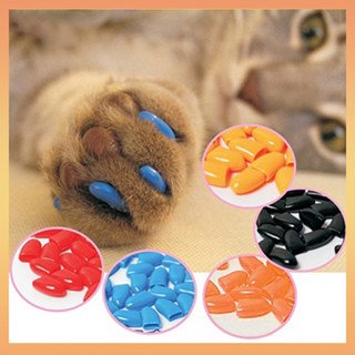 [BayStar] 20 Unidades De Garra De Pata De Gato Para Cachorro De Estimação Antiarranhões Capas Protetoras De Unhas De Sil em Oferta na Shopee
