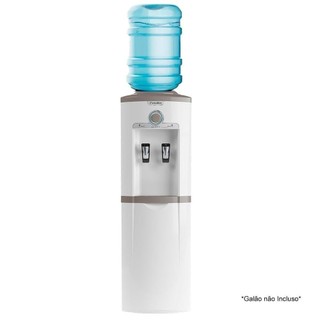 Bebedouro de Água Esmaltec de Coluna Gelagua EGC35B | com Compressor Branco em Oferta na Shopee