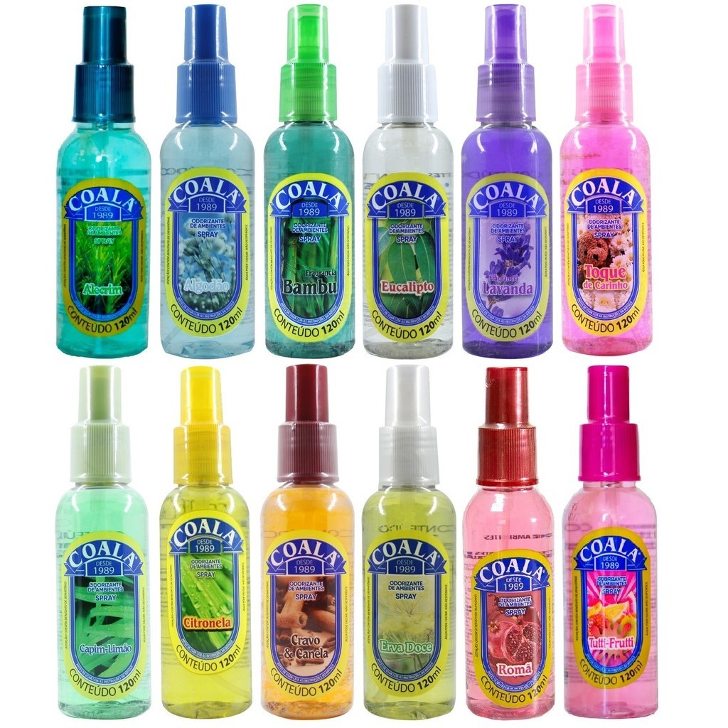 Coala Spray - Odorizante de Ambientes 120ML - TODOS OS SPRAYS