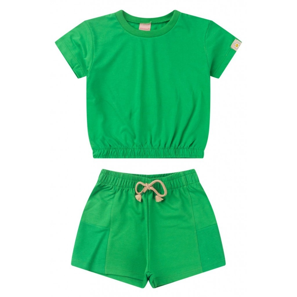 Conjunto Infantil Feminino Smiling Flower