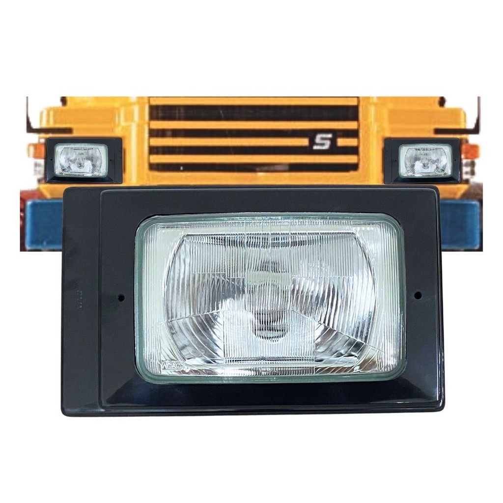 Farol Compativel Scania 112 113 142 143  Serie 2 3 Moldura - Spare Parts and Accessories for Vehicles