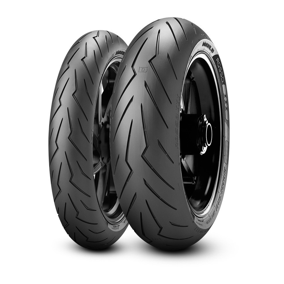 Par Pneu Moto Ninja 400 110/70-17 + 150/60-17 Diablo Rosso 3 em Oferta na Shopee