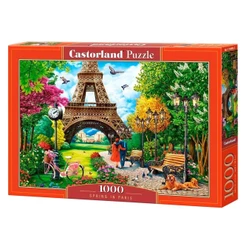 Puzzle 1000 peças Primavera em Paris - Imp. Castorland