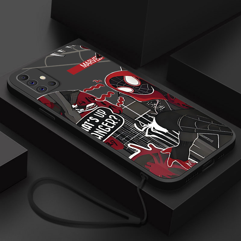 Motorola MOTO G10 G20 G30 G100 G200 G50 5G G60 G60s Marvel Homem-Aranha Gráfico Capa De Silicone Ajuste Preciso Leve TPU