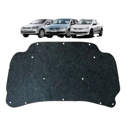 Manta Acústica Forro de Capô Gol Saveiro Voyage G5 2009 2010 2011 2012 + Presilhas