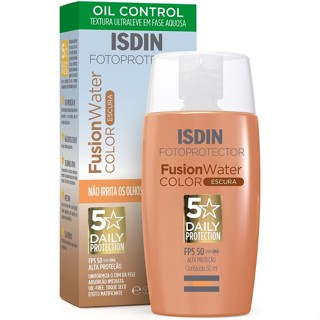 ISDIN Protetor Solar Facial Fusion Water 5 Stars Escuro em Oferta na Shopee