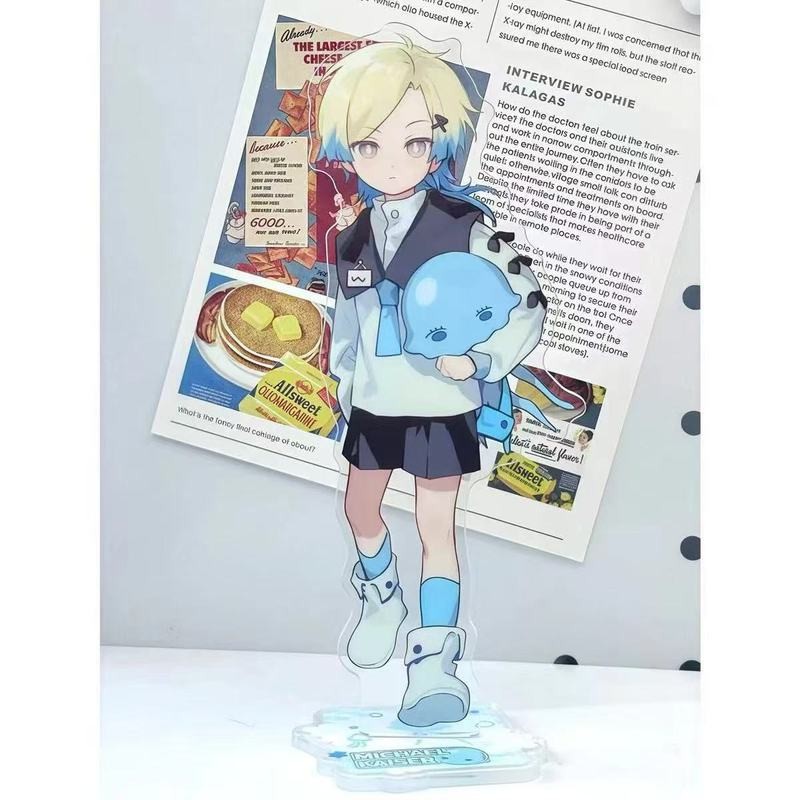10cm Azul Bloqueio Modelo Anime Periférico Michael Kaiser Bachira Meguru Chigiri Hyoma Nagi Seishiro Mikage Reo Acrílico
