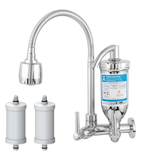 Torneira Gourmet Com Filtro de Água Pia de Cozinha 2 Jatos + 1 Refil de Filtro Vela Extra em Oferta na Shopee