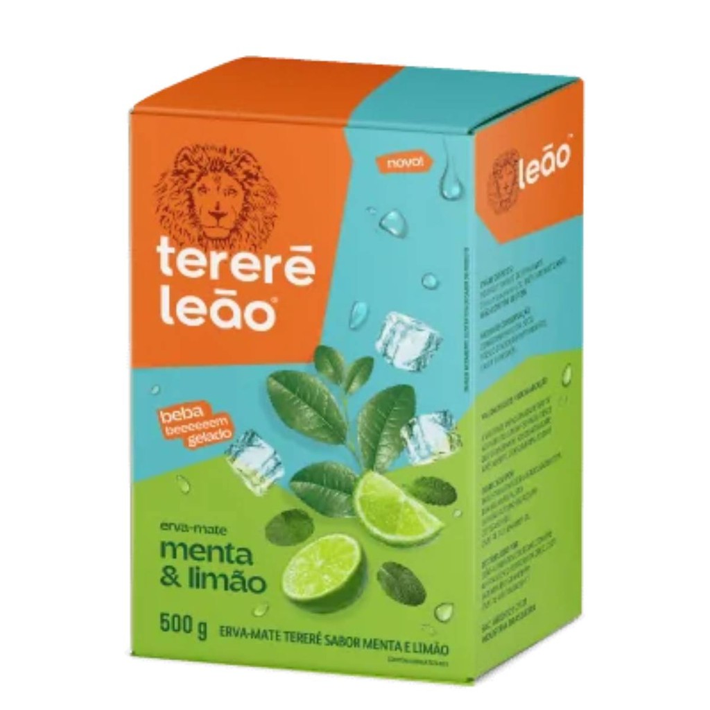 Tereré Menta & Limão Leão 500g – Erva-Mate Refrescante, Natural e Ideal para Dias Quentes em Oferta na Shopee