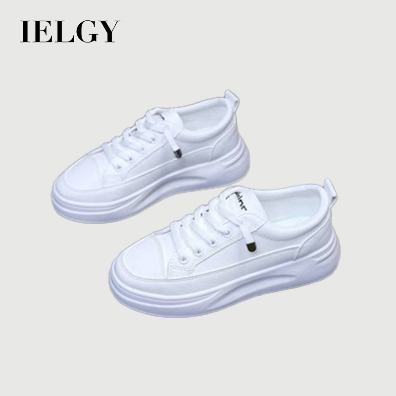 IELGY Sapatos Brancos Femininos , Novos Calçados Esportivos Respiráveis Estilo Coreano Para Viagens De Moda Ao Ar Livre - Women Shoes