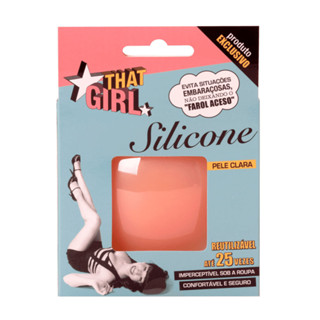 Adesivo para Seios That Girl Pele Clara com 1 Par Reutilizável em Oferta na Shopee