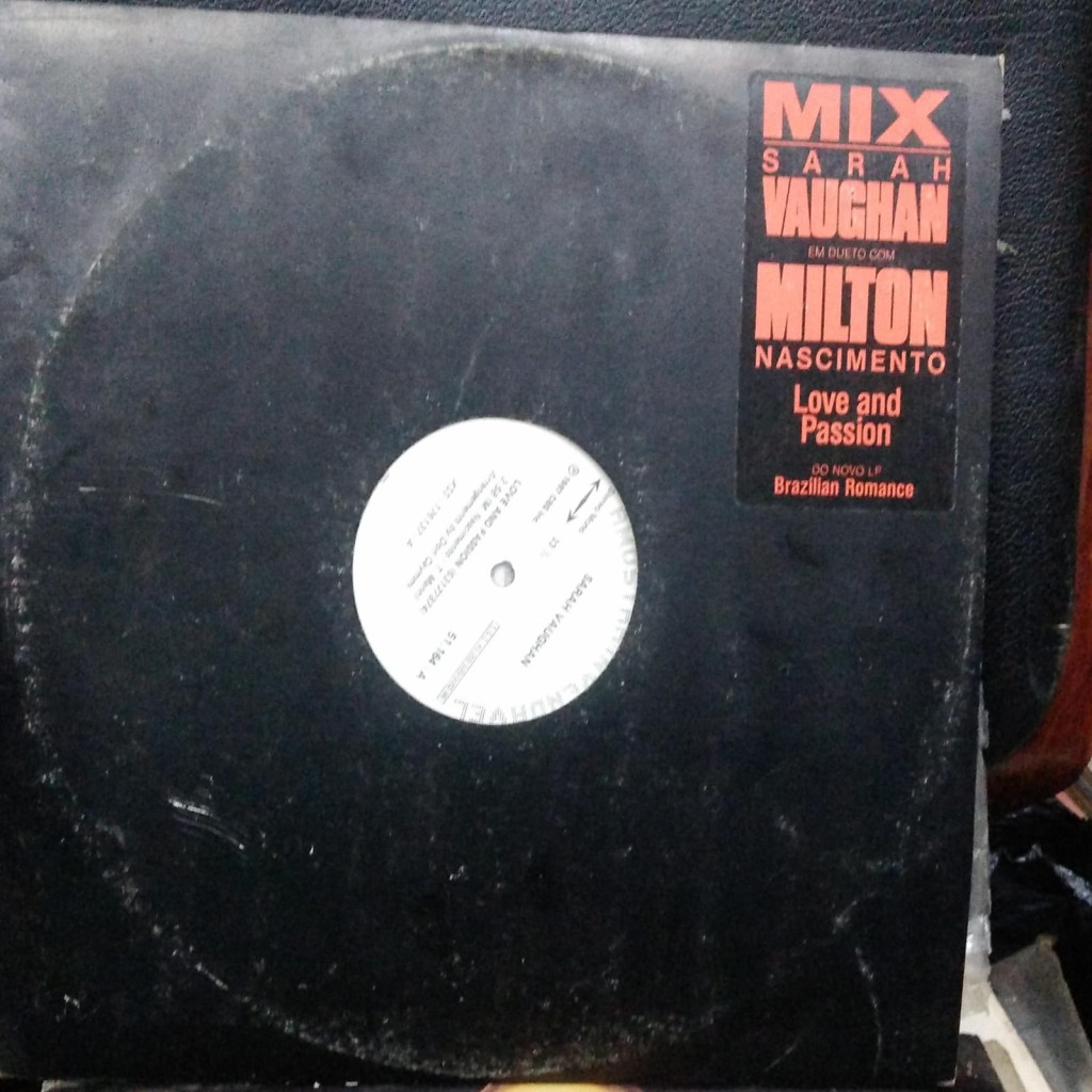 LP Vinil: Mix Sarah Vaughan em dueto com Milton Nascimento de Mix Sarah Vaughan em dueto com Milton Nascimento