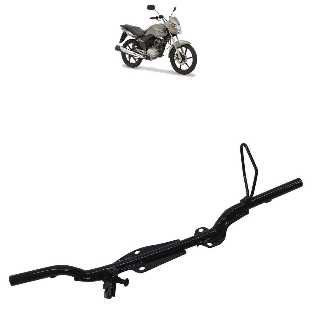 Estribo Pedal Apoio CG 150 Titan 2009 2010 2011 Reforçado Preto
