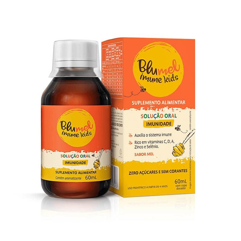Suplemento Alimentar Blumel Imune Kids Solução Oral Sabor Mel 60ml em Oferta na Shopee
