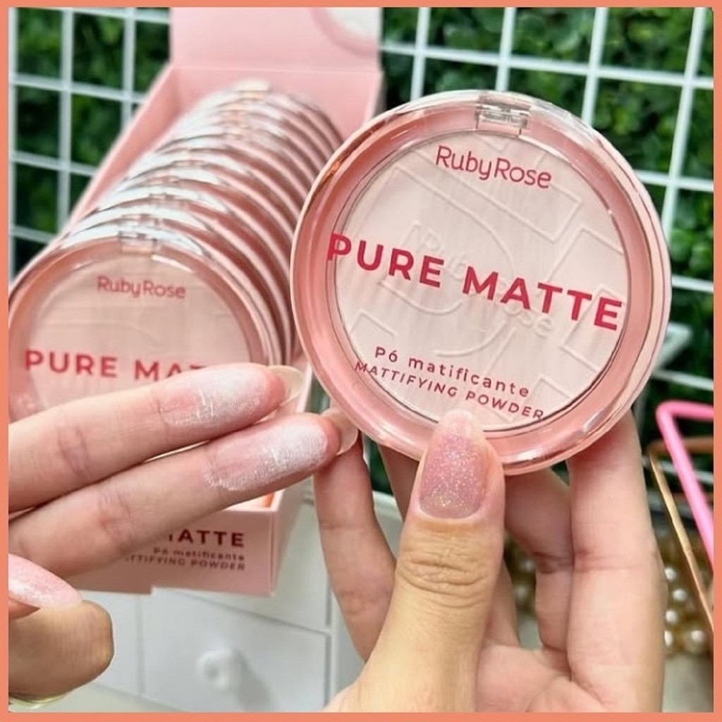 Pó Matificante Ultrafino Pure Matte - Ruby Rose - HBM402