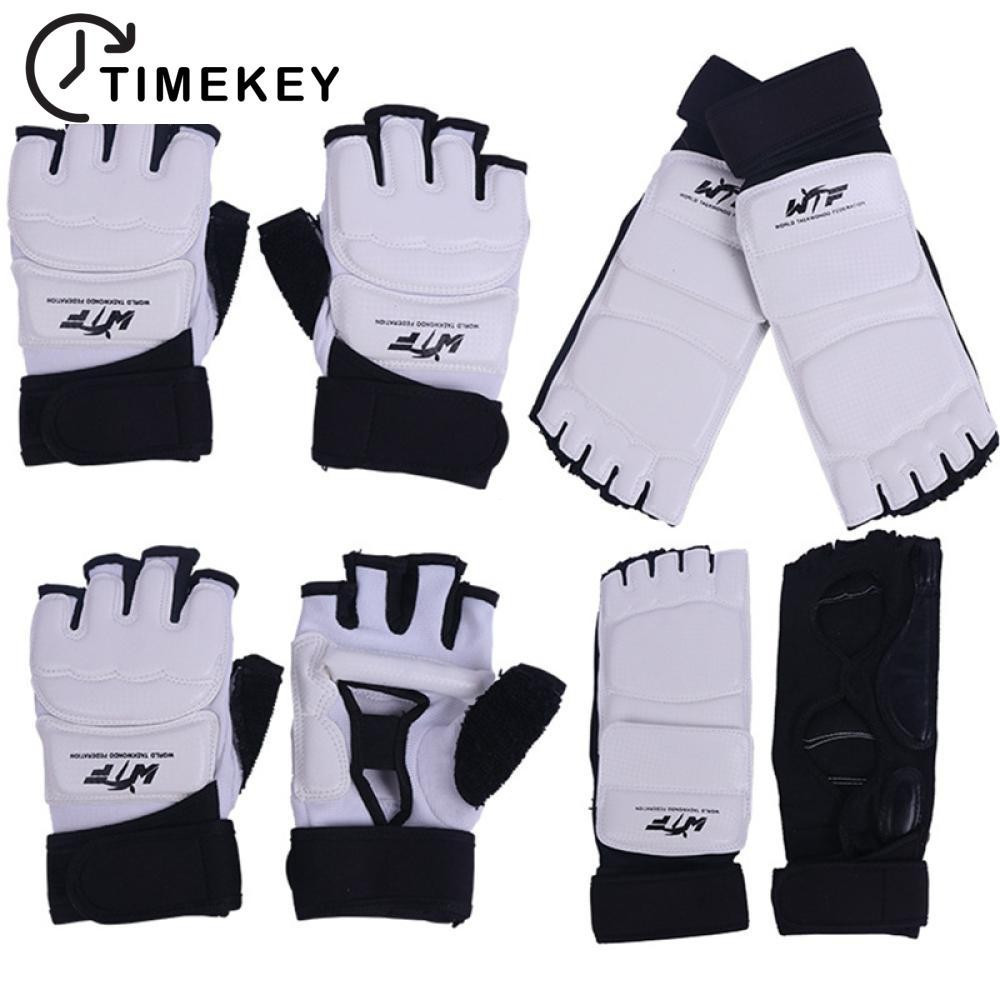 TKEY 1 Par Taekwondo Protetores De Luvas De Proteção De Pés De Mãos De Fósforo H3Q8