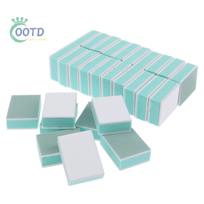 Moda Hoje 50 Unidades De Bloco De Buffer De Unhas Grit Nail Art Lixa Polonês Gel UV Arquivos Brilhantes . em Oferta na Shopee