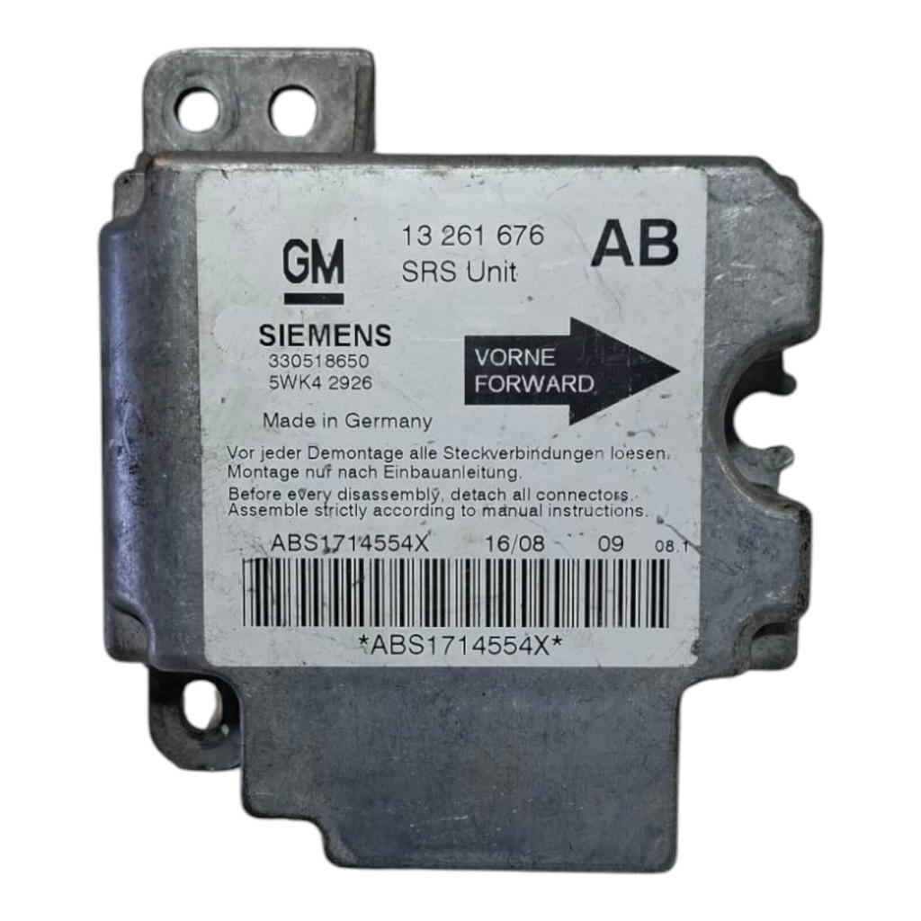 Módulo Airbag Chevrolet Zafira Astra 1999/2012 13261676