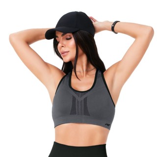 Top Fitness Discovery Dupla Face Preto Zee Rucci em Oferta na Shopee