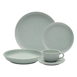 Aparelho de Jantar e Chá 20 Peças Oxford Flat Oasis em Oferta na Shopee