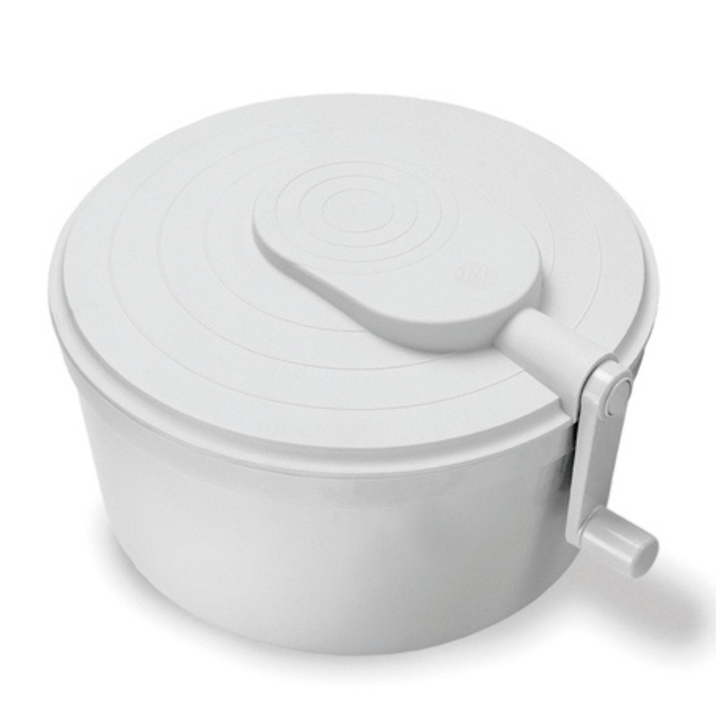 Centrífuga Lava e Seca Salada Saladeira Manual Verduras Folhas Alface Secador Ghidini Importada
