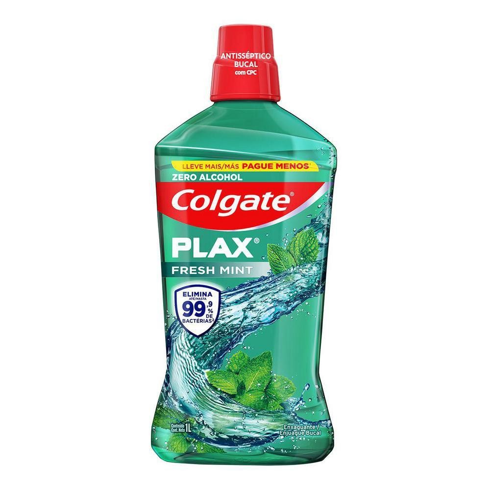 Enxaguante Bucal Colgate Plax Fresh Mint Leve 1l Pague 700ml - Health