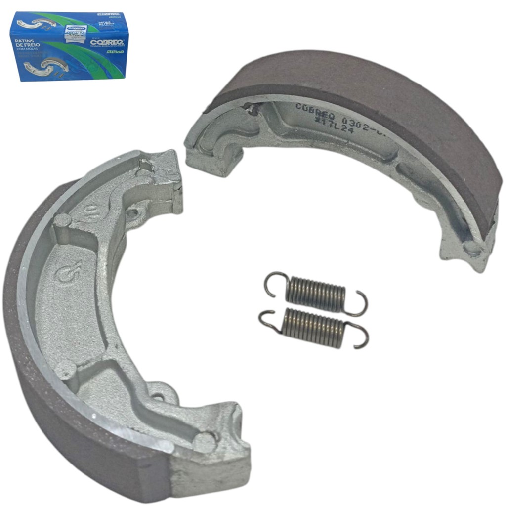 Patim Freio 0,25mm Traseiro Cg 125 Fan Cg 150 Fan 2009 a 2015 Dianteiro Cg 160 Fan 2016 2017 a 2024