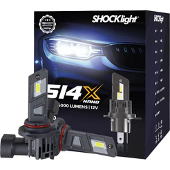 Lâmpada Led Shocklight S14x S14 X Nano Hb3 5000 Lumens 6500k