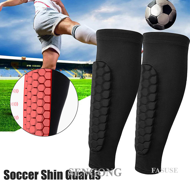 SENGONG 1 PC Caneleiras De Futebol Esportivo Profissional Mangas De Proteção em Oferta na Shopee