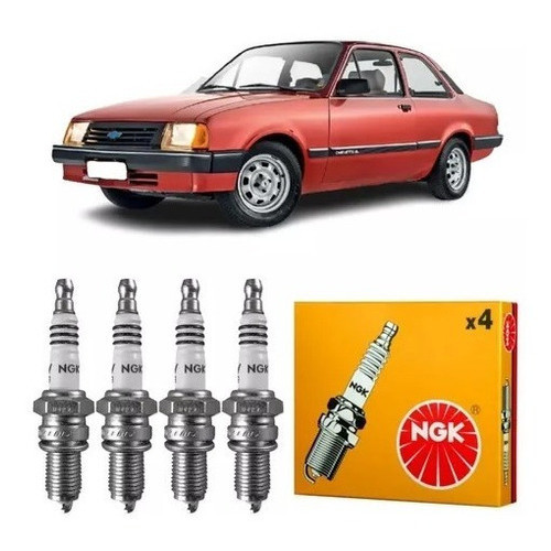 Jogo Vela Ignição Ngk Gm Chevette Marajo Chevy 500