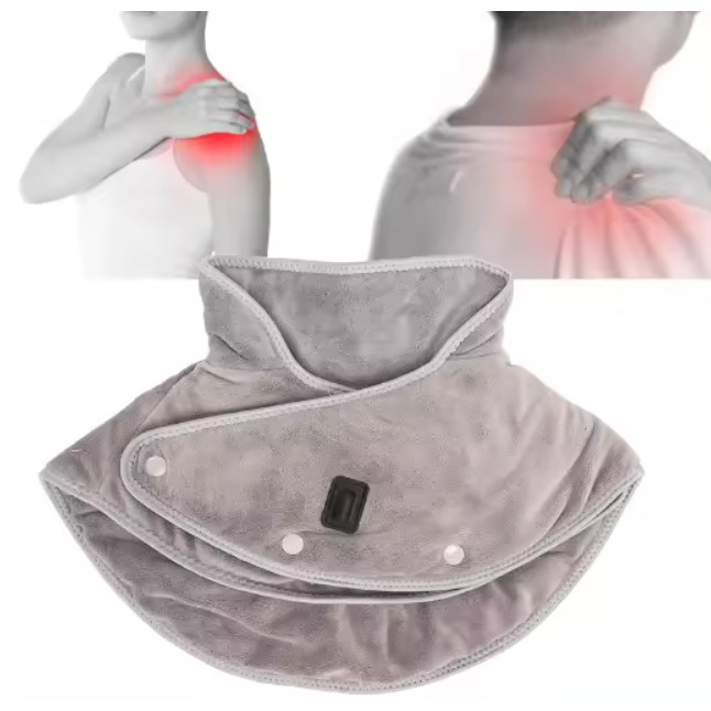 Almofada De Aquecimento Elétrico Super Rápida De Terapia Térmica Para Pescoço E Ombros