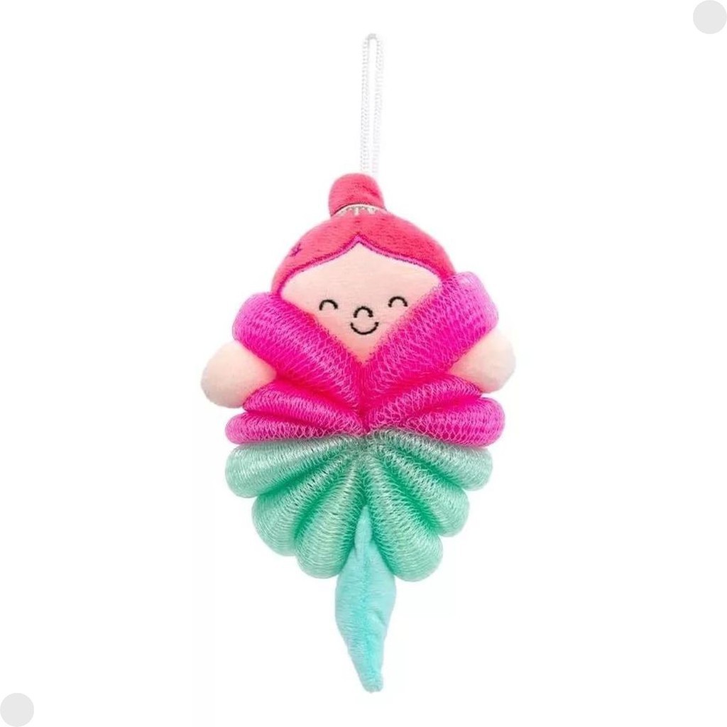 Esponja Infantil Para Banho Amigos Marinhos Sereia 18541 - Buba em Oferta na Shopee
