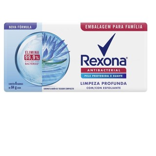 Kit Sabonete em Barra Rexona Limpeza Profunda 6 und em Oferta na Shopee