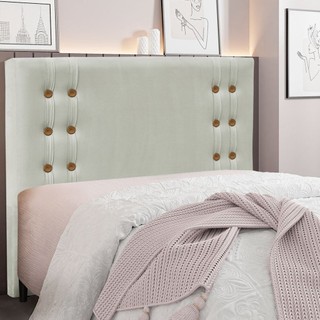 Cabeceira Casal 140Cm Veludo Gênova em Oferta na Shopee